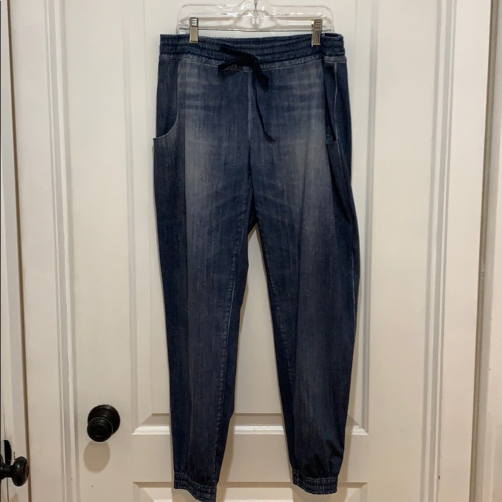 Lucy faux jean joggers